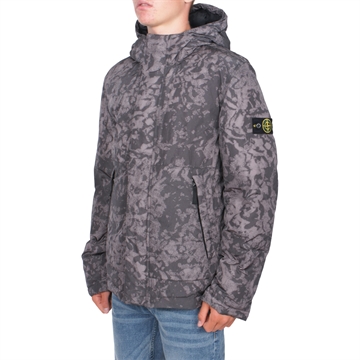 Stone Island jr. jakke 811641860 V0029 Black print